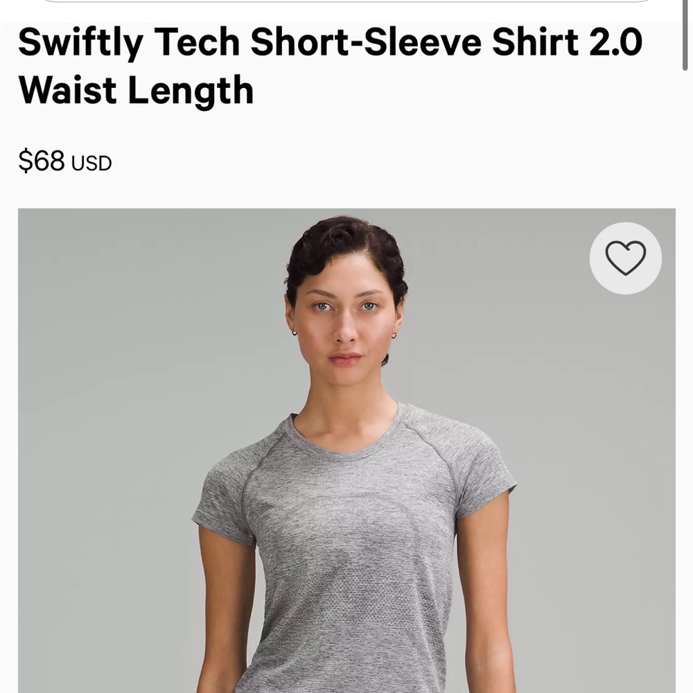 Women’s Swiftly Tech Short-Sleeve Shirt 2.0 Waist Length